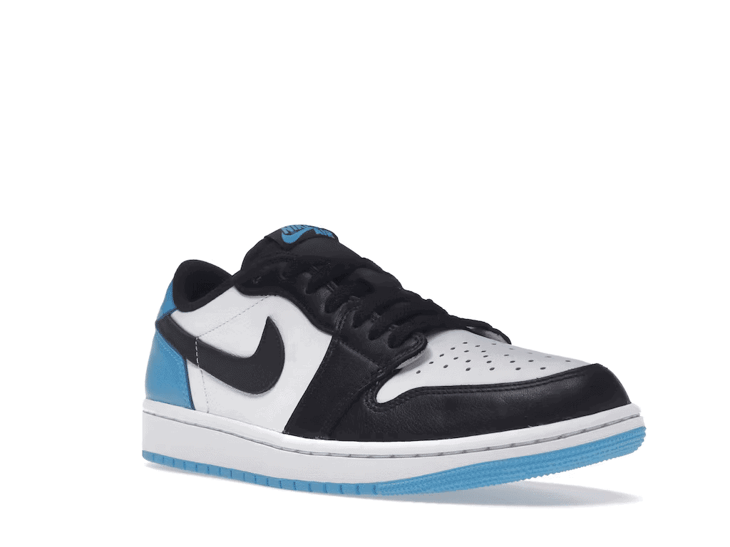 Jordan 1 Retro Low OG Black Dark Powder Blue