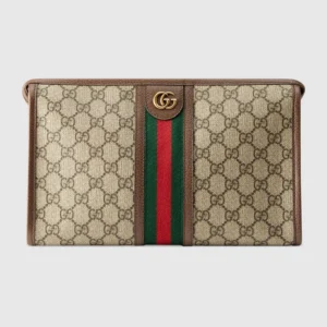 GUCCI POUCH WITH GG DETAIL