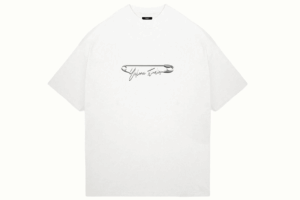 Safety Pin T-shirt - Flat White