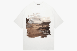 Route 66 T-shirt - Flat White