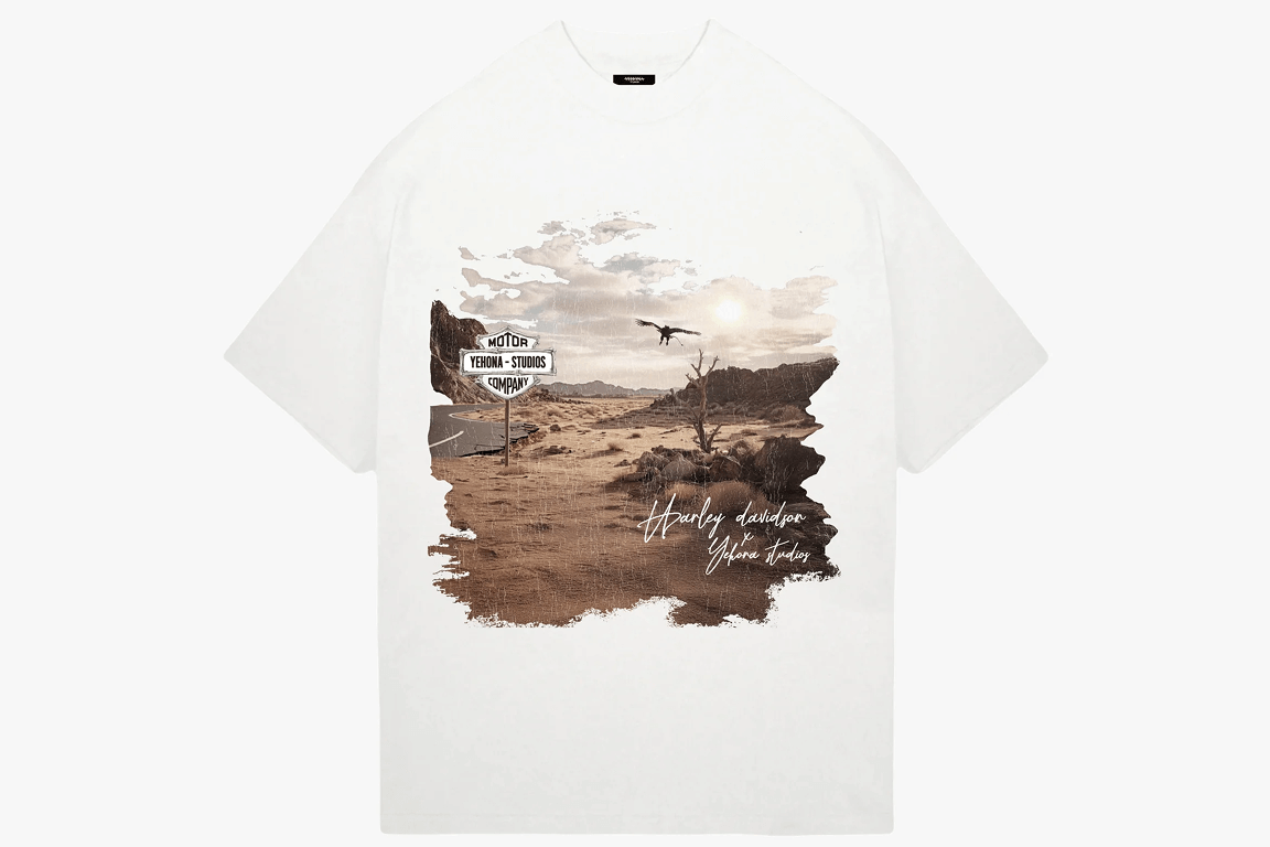 Route 66 T-shirt - Flat White