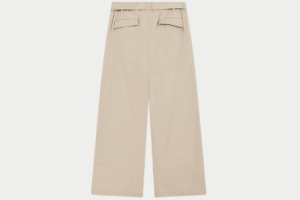 SMART TIE BELTED TROUSERS STONE