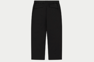 SMART TIE BELTED TROUSERS BLACK