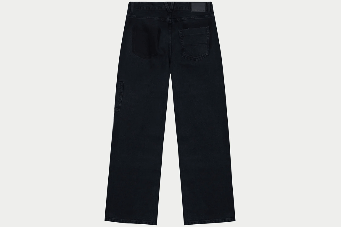 MULTI POCKET WASHED JEANS