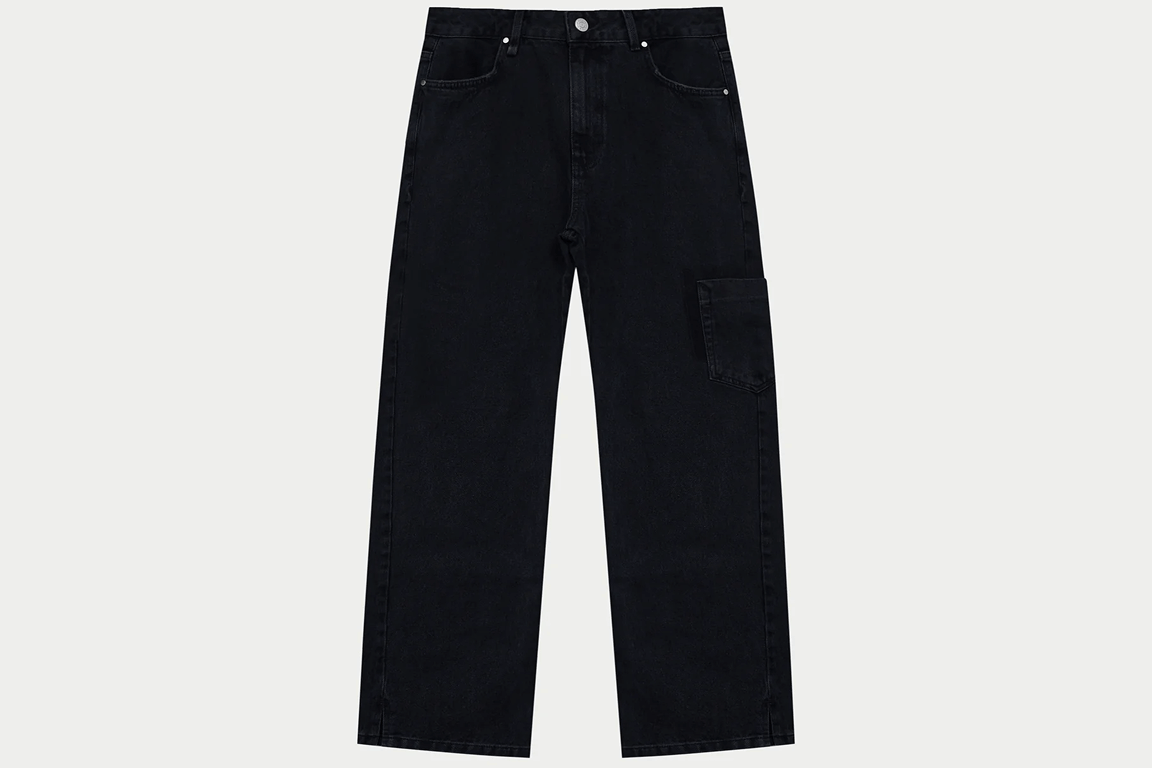MULTI POCKET WASHED JEANS