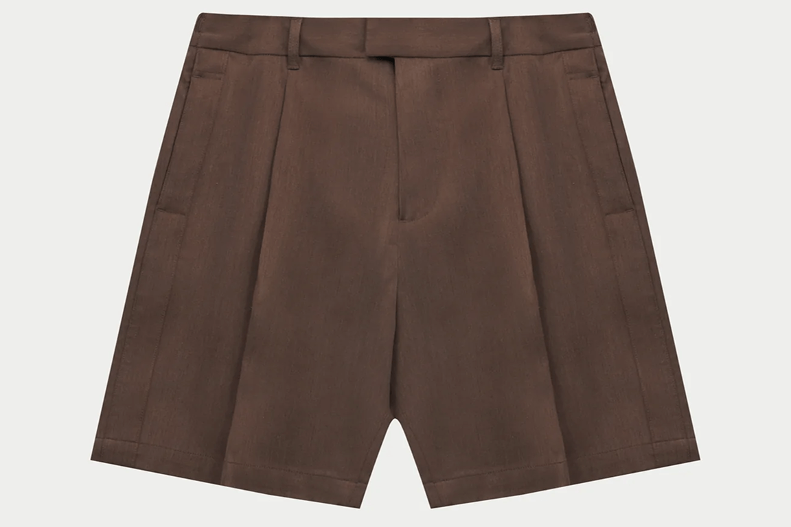 SMART WOVEN SHORTS BROWN