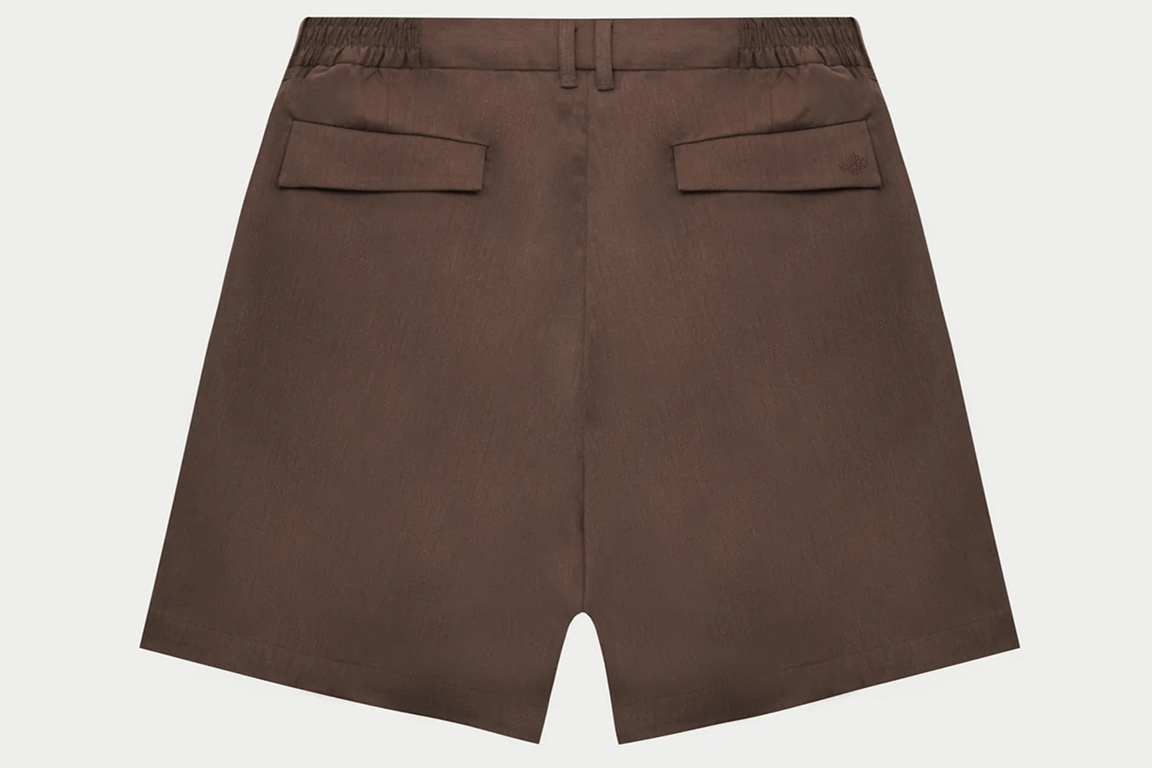 SMART WOVEN SHORTS BROWN