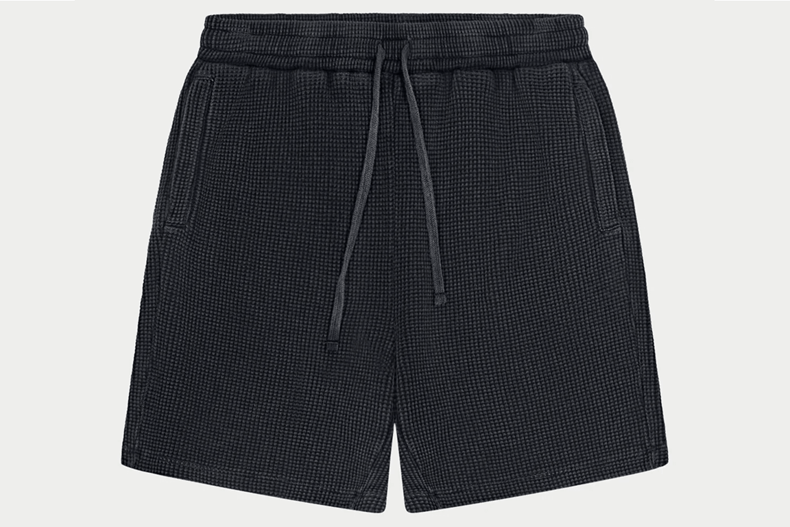 WAFFLE SHORTS BLACK