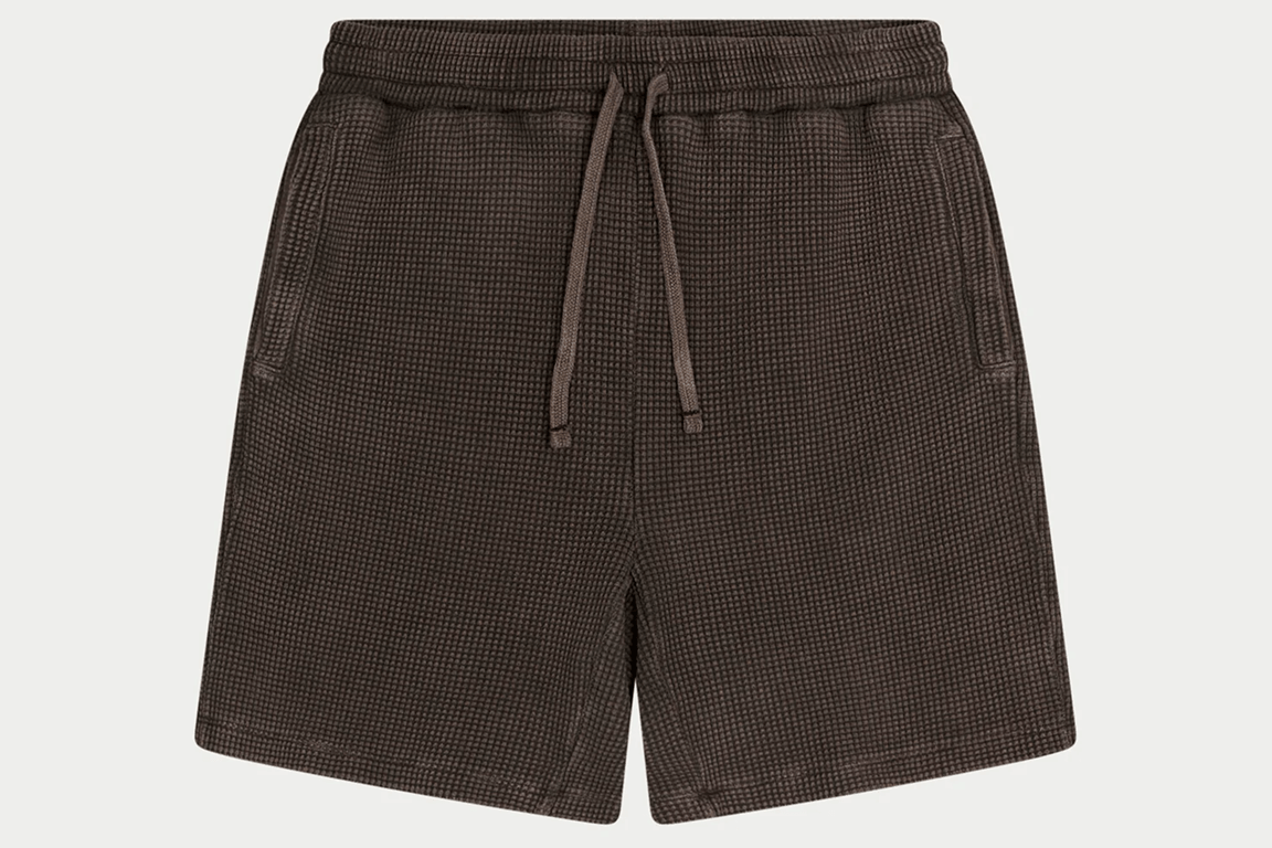WAFFLE SHORTS BROWN