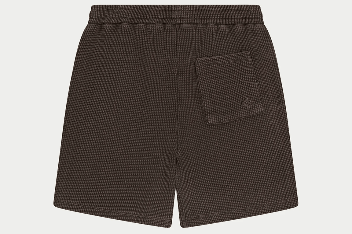 WAFFLE SHORTS BROWN