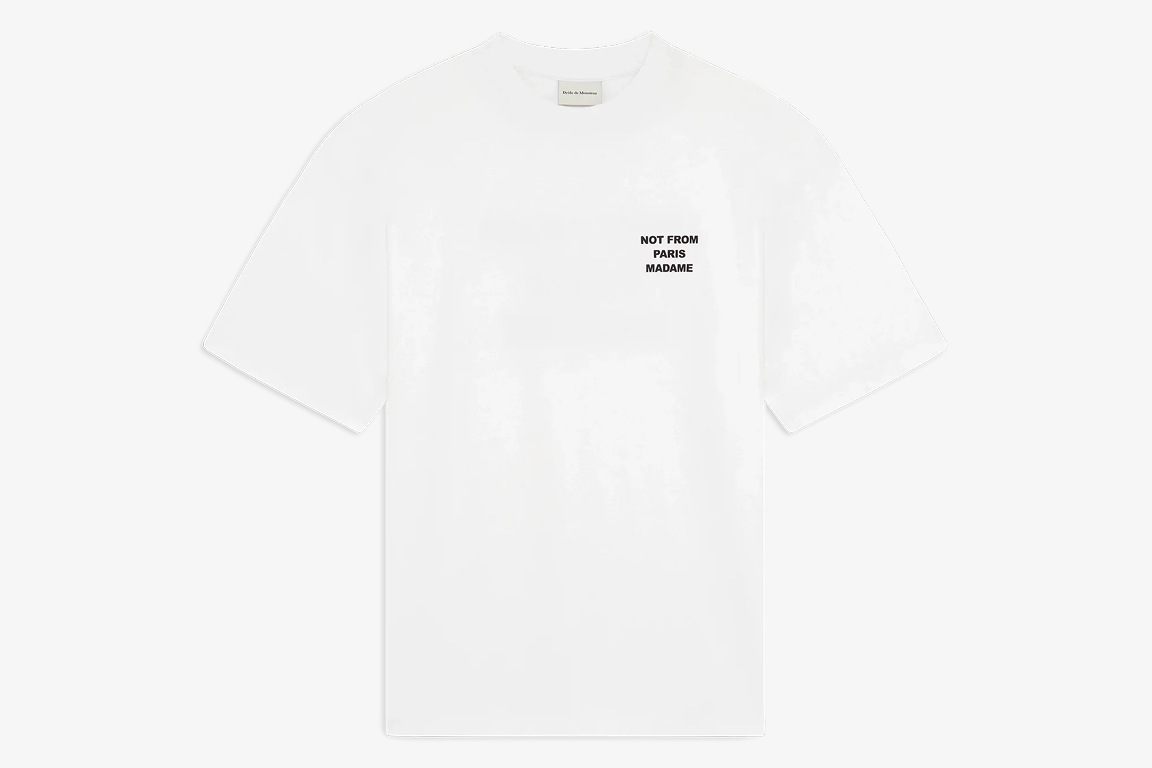 Drôle de Monsieur Slogan Print T-Shirt