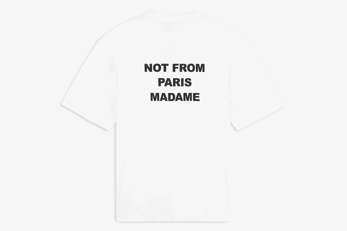 Drôle de Monsieur Slogan Print T-Shirt