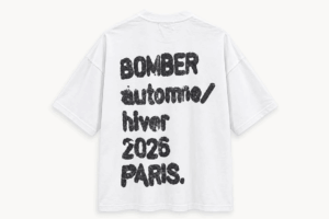 BOMBER - AUTOMNE HIVER T-SHIRT WHITE