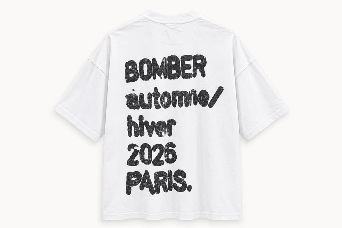 BOMBER - AUTOMNE HIVER T-SHIRT WHITE